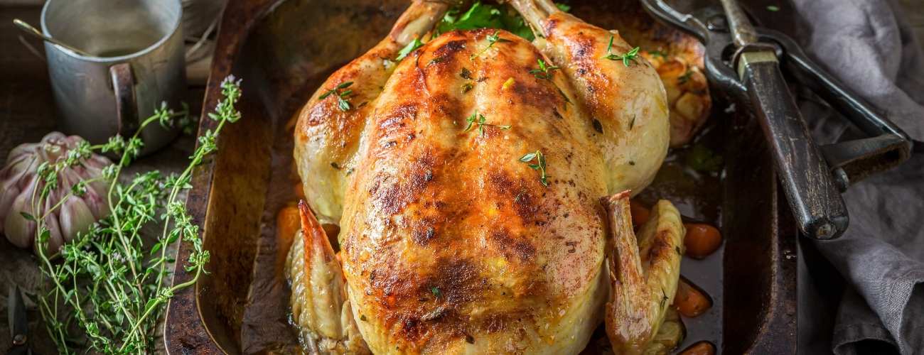 roast chicken with thyme 